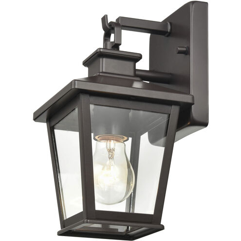 Bellmon 1 Light 10 inch Powder Coated Bronze Outdoor Wall Sconce
